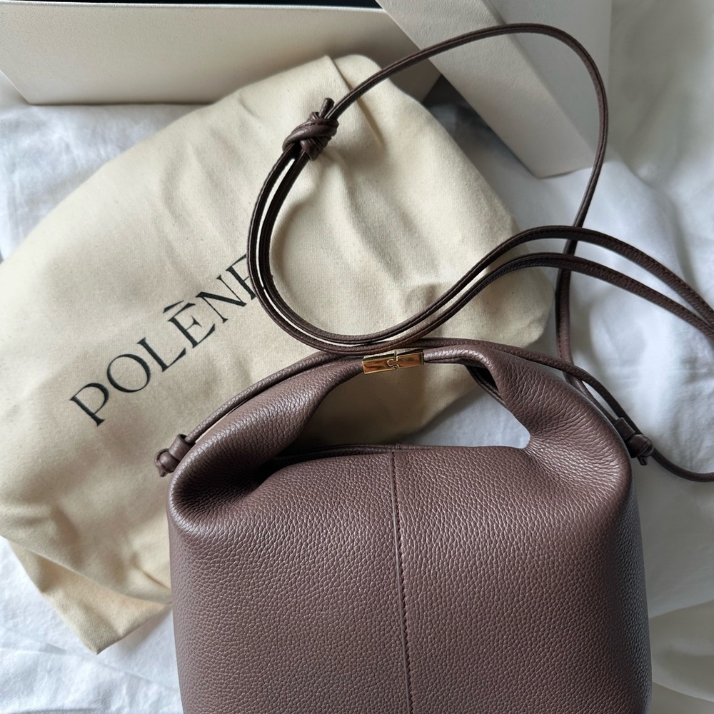 Polene Beri Bag Textured Sandalwood